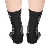 Mid-length Socks skull day of the dead
