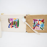 Wrist bag Embroidery