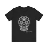 Unisex Jersey Short Sleeve Tee Skull Day of the Dead