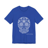 Unisex Jersey Short Sleeve Tee Skull Day of the Dead