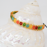 Flower friendship bracelet