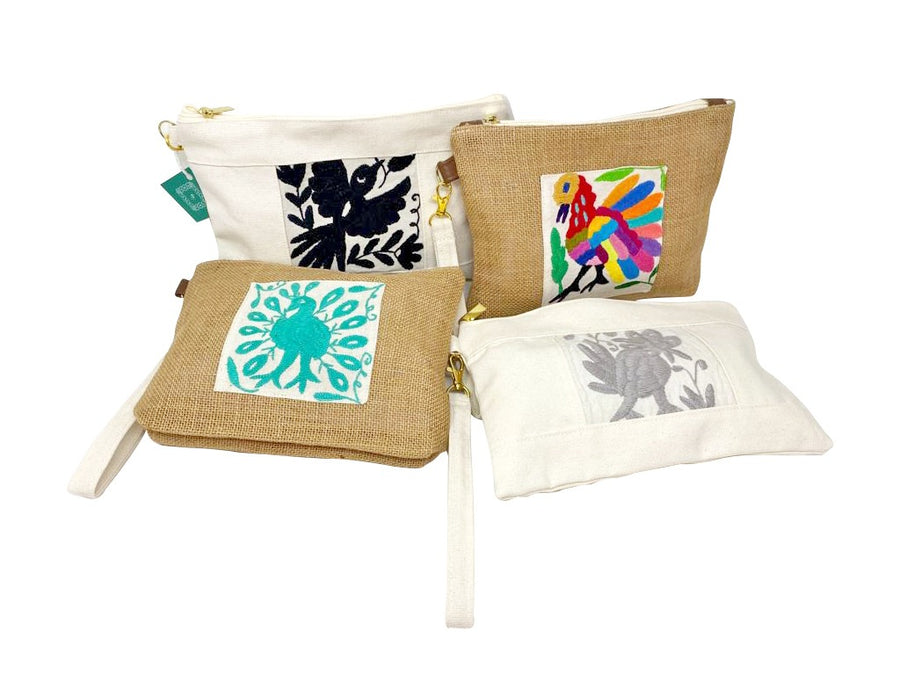 Wrist bag Embroidery