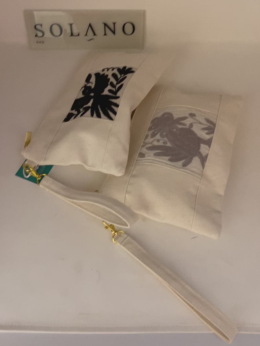 Wrist bag Embroidery