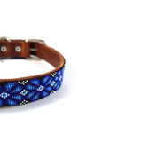 Dog collar  huichol with matching bracelet for you
