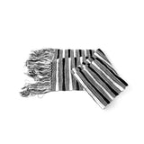 Scarf Embroidered in Loom