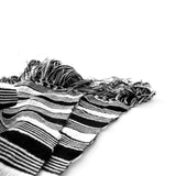 Scarf Embroidered in Loom
