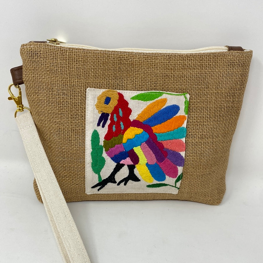 Wrist bag Embroidery