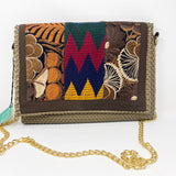 Embroidered Shoulder Bag
