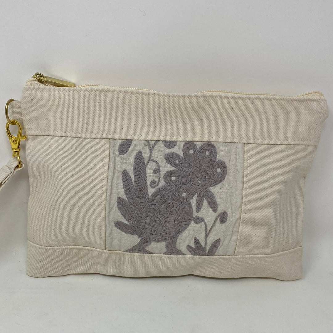 Wrist bag Embroidery