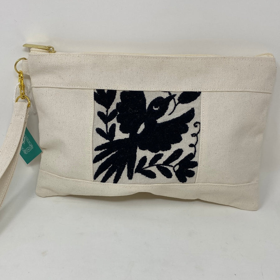 Wrist bag Embroidery