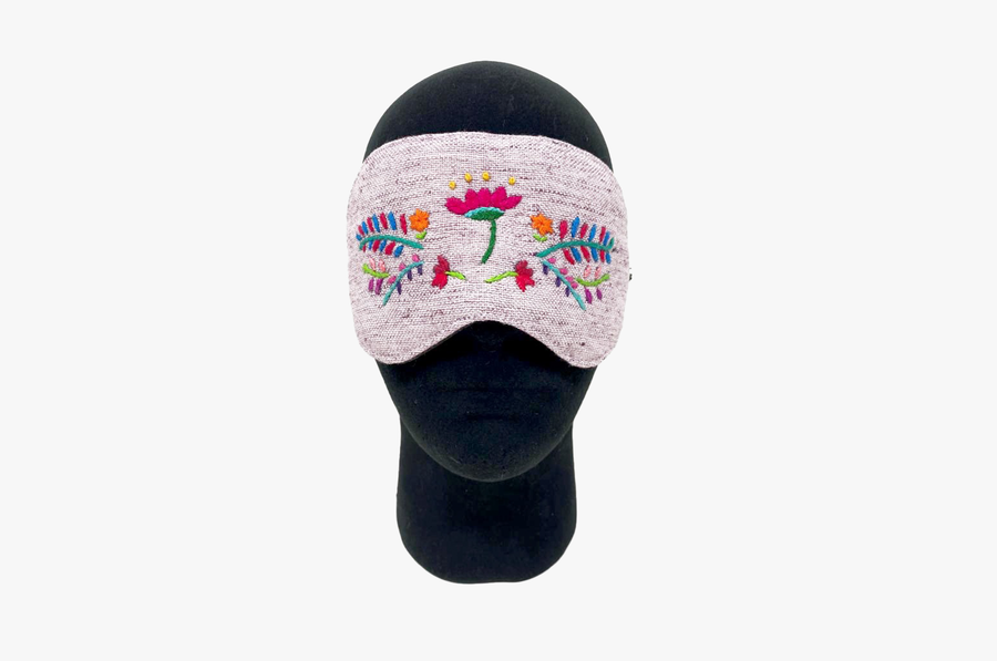 Eye Mask hand embroidery